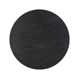 TOV Sahara 41" Black Oak Round Dining Table