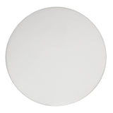 TOV Elika White Faux Plaster Round Dining Table