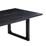 TOV Shiloh Black Ash Rectangular Dining Table