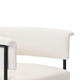 TOV Taylor Cream Performance Linen Dining Chair