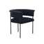 TOV Taylor Black Performance Linen Dining Chair