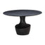 TOV Gevra Black Acacia & Faux Plaster Dining Table