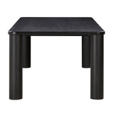 TOV Akola Black Oak Rectangular Dining Table