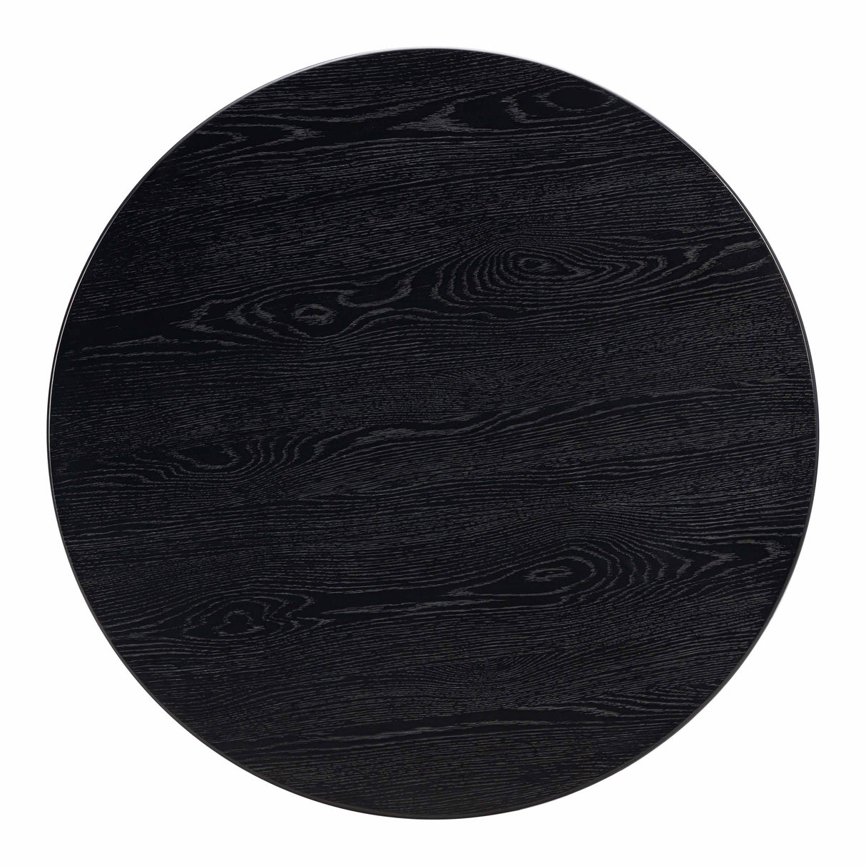 TOV Chelsea Black Oak Round Dining Table