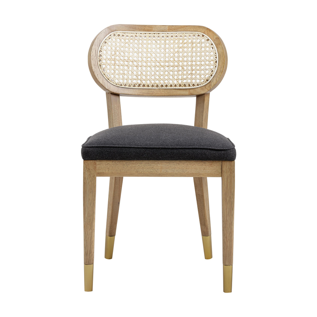 TOV Cosette Black Performance Linen Dining Chair