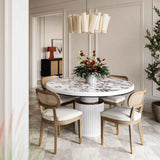 TOV Cosette Natural Performance Linen Dining Chair