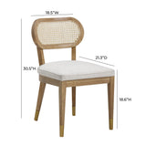 TOV Cosette Natural Performance Linen Dining Chair