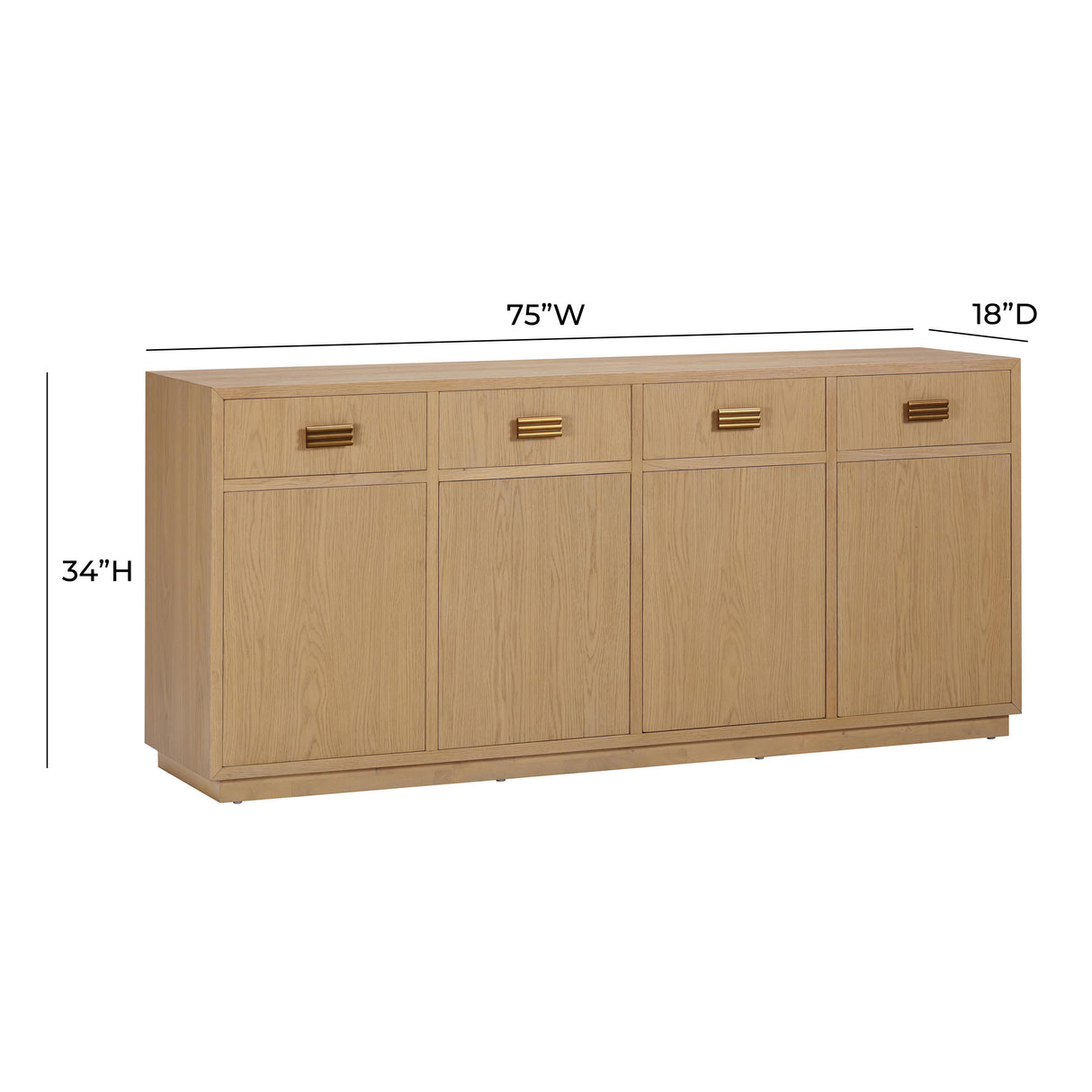 TOV Aria Natural Oak Buffet