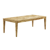 TOV Brandyss Natural Burl Rectangular Dining Table