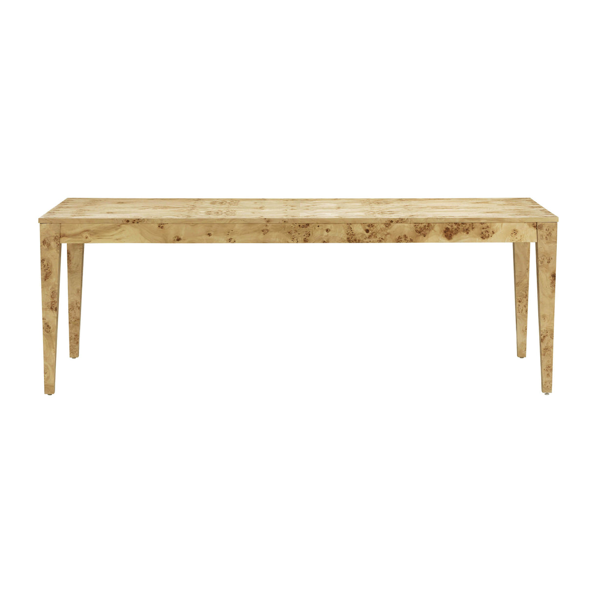 TOV Brandyss Natural Burl Rectangular Dining Table