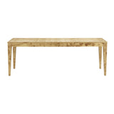 TOV Brandyss Natural Burl Rectangular Dining Table