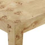 TOV Brandyss Natural Burl Rectangular Dining Table