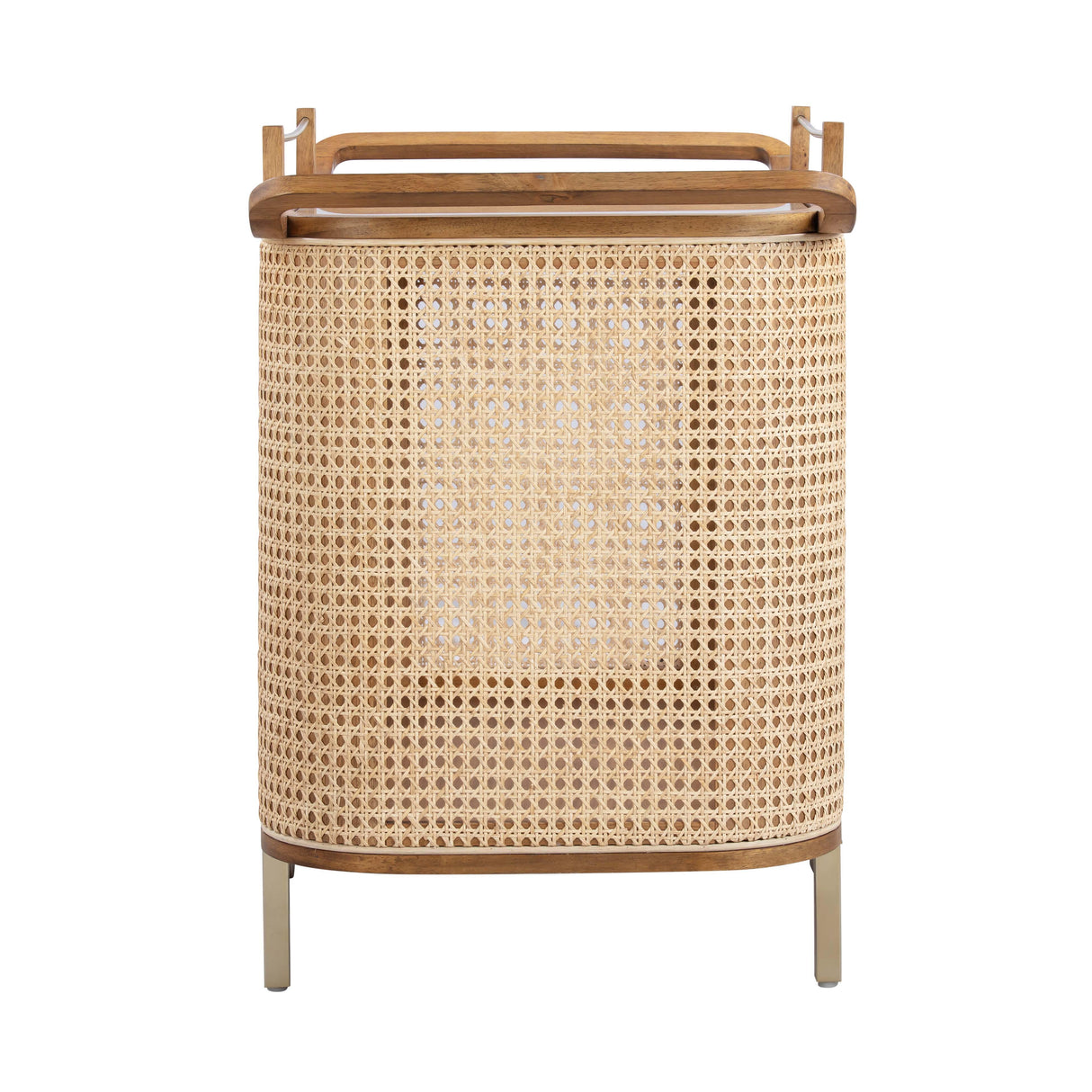 TOV Yuma Natural Rattan Bar Cart