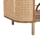 TOV Yuma Natural Rattan Bar Cart
