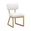 TOV Bobbie Cream Performance Upcycled Fabric Dining Chair