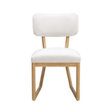 TOV Bobbie Cream Performance Upcycled Fabric Dining Chair
