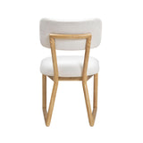 TOV Bobbie Cream Performance Upcycled Fabric Dining Chair