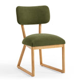 TOV Bobbie Green Performance Upcycled Fabric Dining Chair