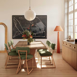 TOV Bobbie Green Performance Upcycled Fabric Dining Chair