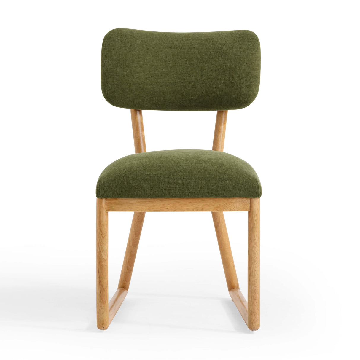TOV Bobbie Green Performance Upcycled Fabric Dining Chair