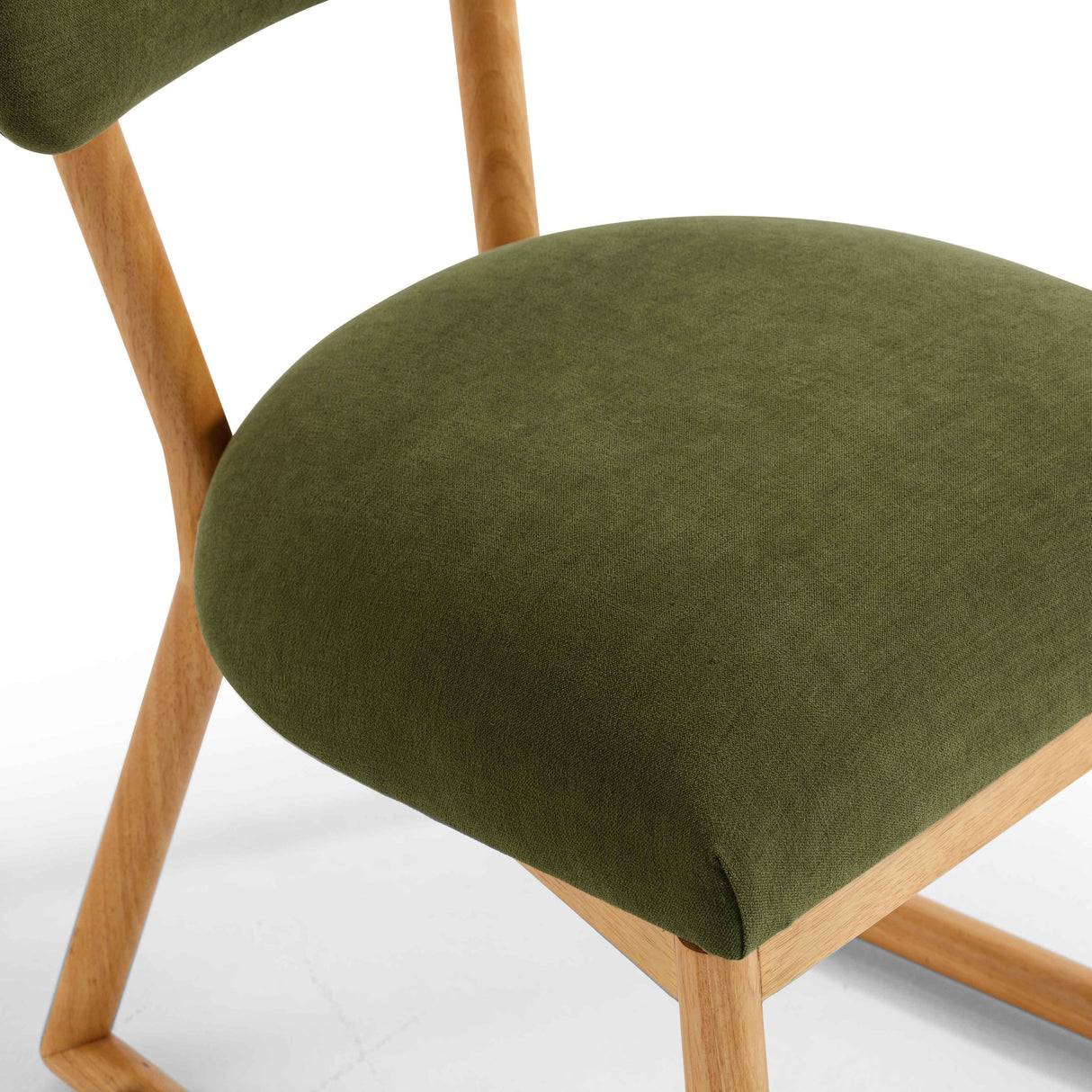 TOV Bobbie Green Performance Upcycled Fabric Dining Chair