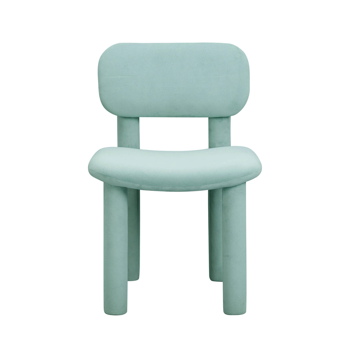 TOV Elise Pale Blue Performance Velvet Dining Chair