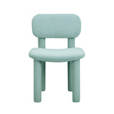 TOV Elise Pale Blue Performance Velvet Dining Chair
