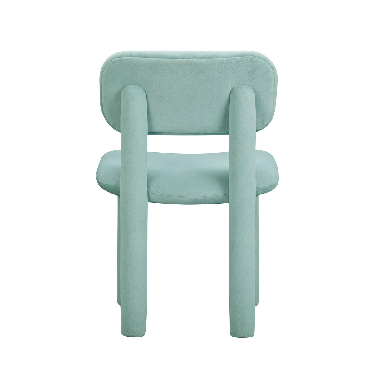 TOV Elise Pale Blue Performance Velvet Dining Chair