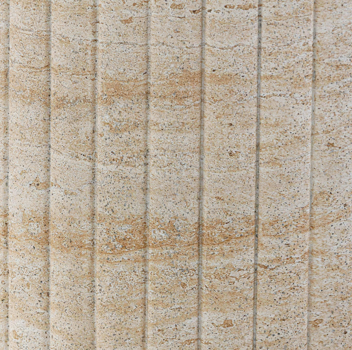 TOV Blossom Washed Travertine Finish Indoor / Outdoor 54" Round Dining Table