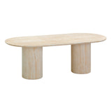 TOV Brut Travertine Pattern Indoor/Outdoor Dining Table