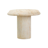 TOV Brut Travertine Pattern Indoor/Outdoor Dining Table