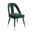 TOV Petra Forest Green Velvet Side Chair