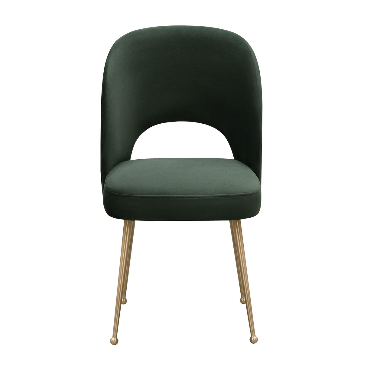 TOV Swell Forest Green Velvet Chair