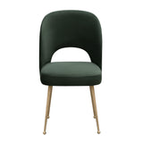 TOV Swell Forest Green Velvet Chair