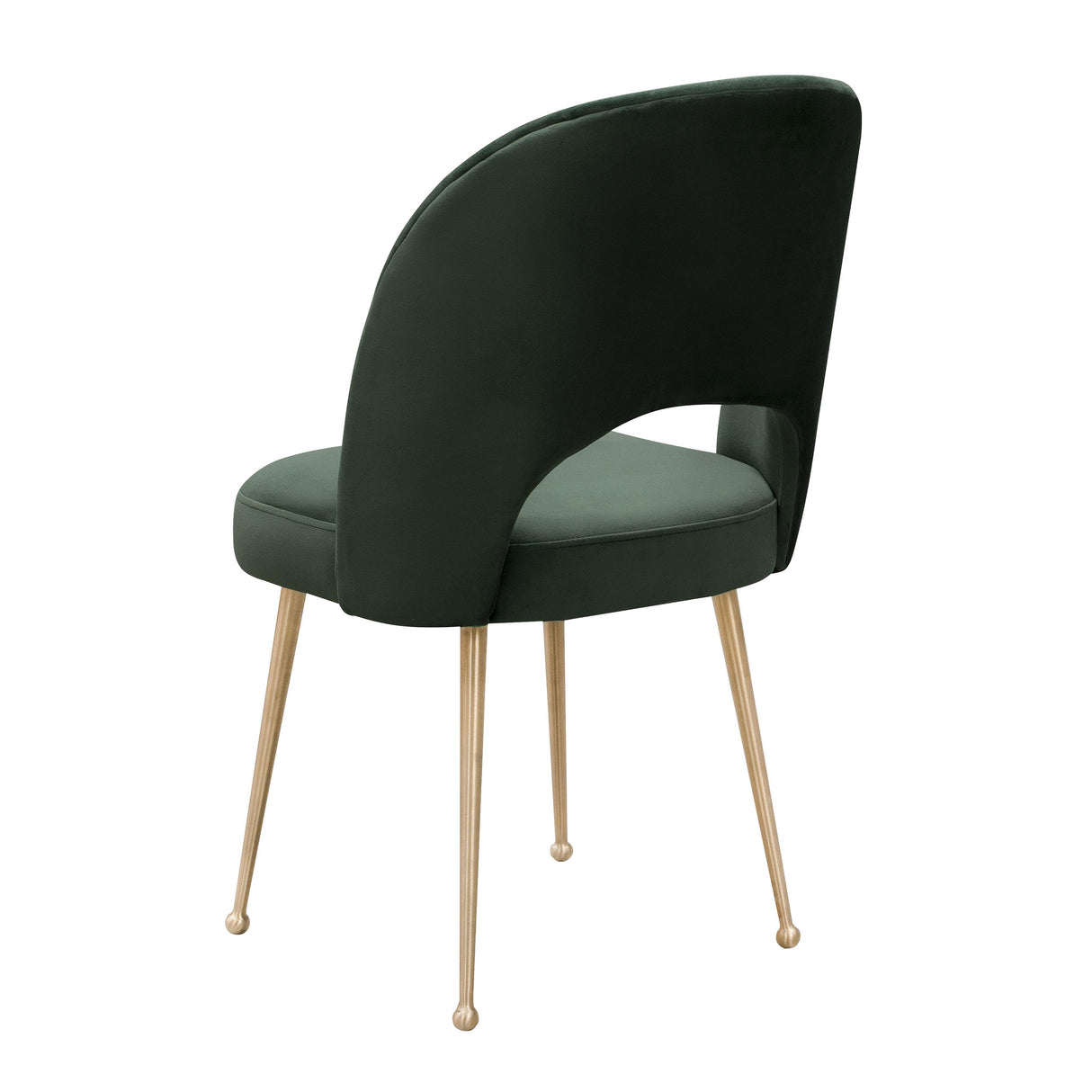 TOV Swell Forest Green Velvet Chair