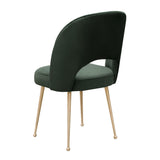 TOV Swell Forest Green Velvet Chair
