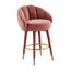 TOV Myla Salmon Swivel Counter Stool
