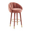 TOV Myla Salmon Swivel Bar Stool