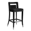 TOV Hart Black Velvet Counter Stool