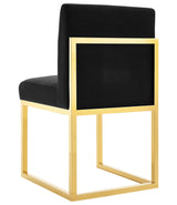TOV Haute Black Velvet Chair