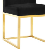 TOV Haute Black Velvet Chair