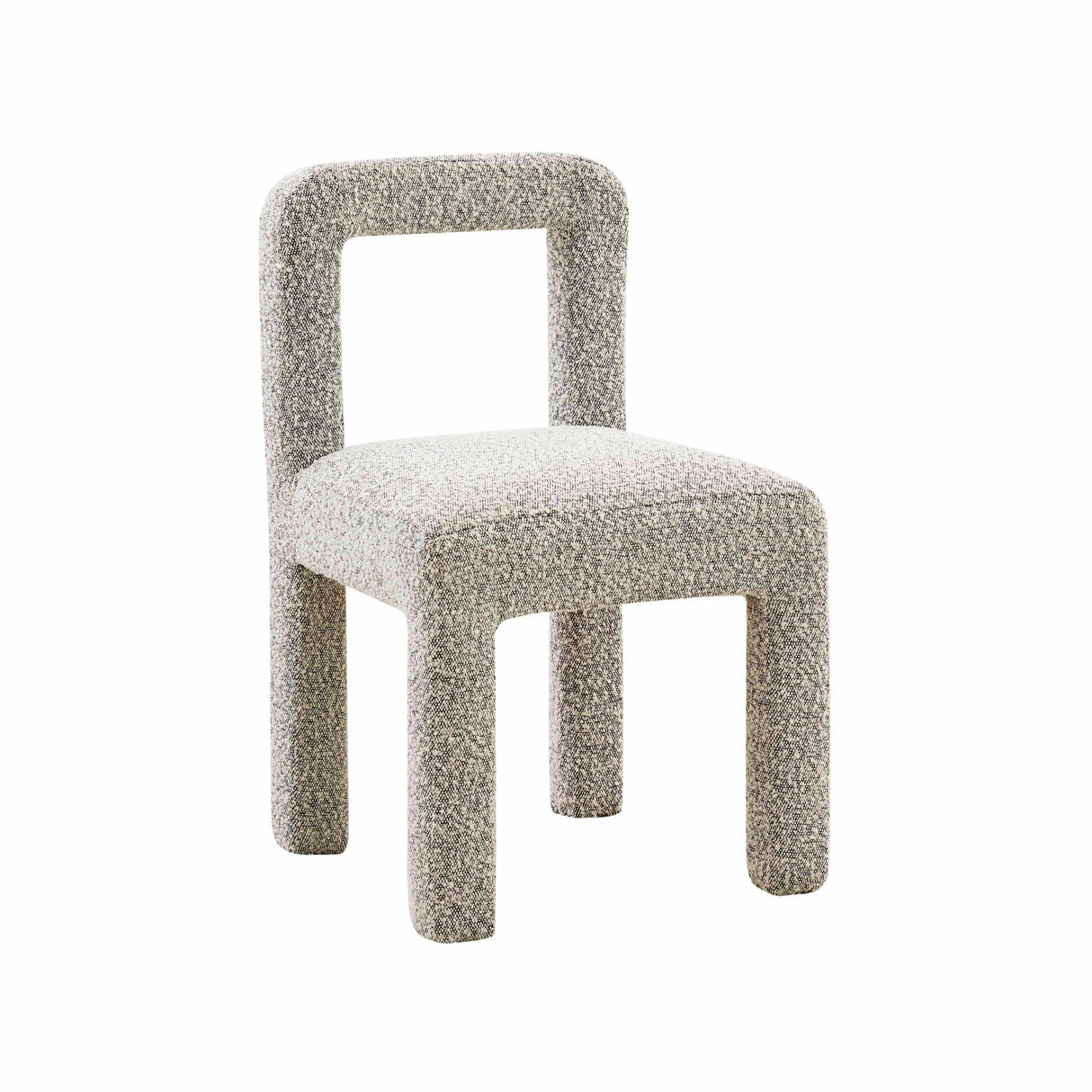 TOV Hazel Grey Boucle Dining Chair