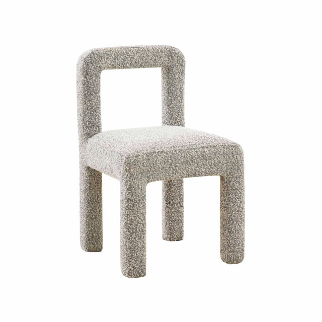 TOV Hazel Grey Boucle Dining Chair