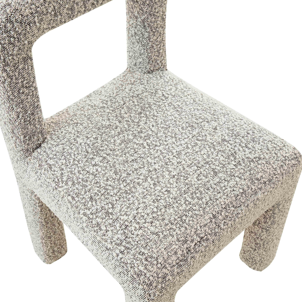 TOV Hazel Grey Boucle Dining Chair
