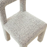 TOV Hazel Grey Boucle Dining Chair