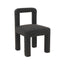 TOV Hazel Black Boucle Dining Chair