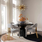 TOV Corralis Speckled Grey Performance Boucle Dining Chair