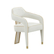 TOV Corralis Cream Performance Linen Dining Chair