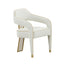 TOV Corralis Cream Performance Linen Dining Chair