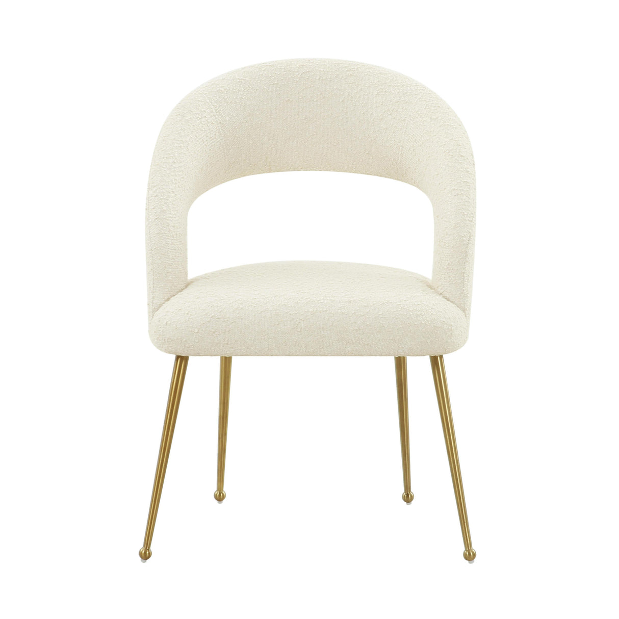 TOV Rocco Cream Performance Boucle Dining Chair